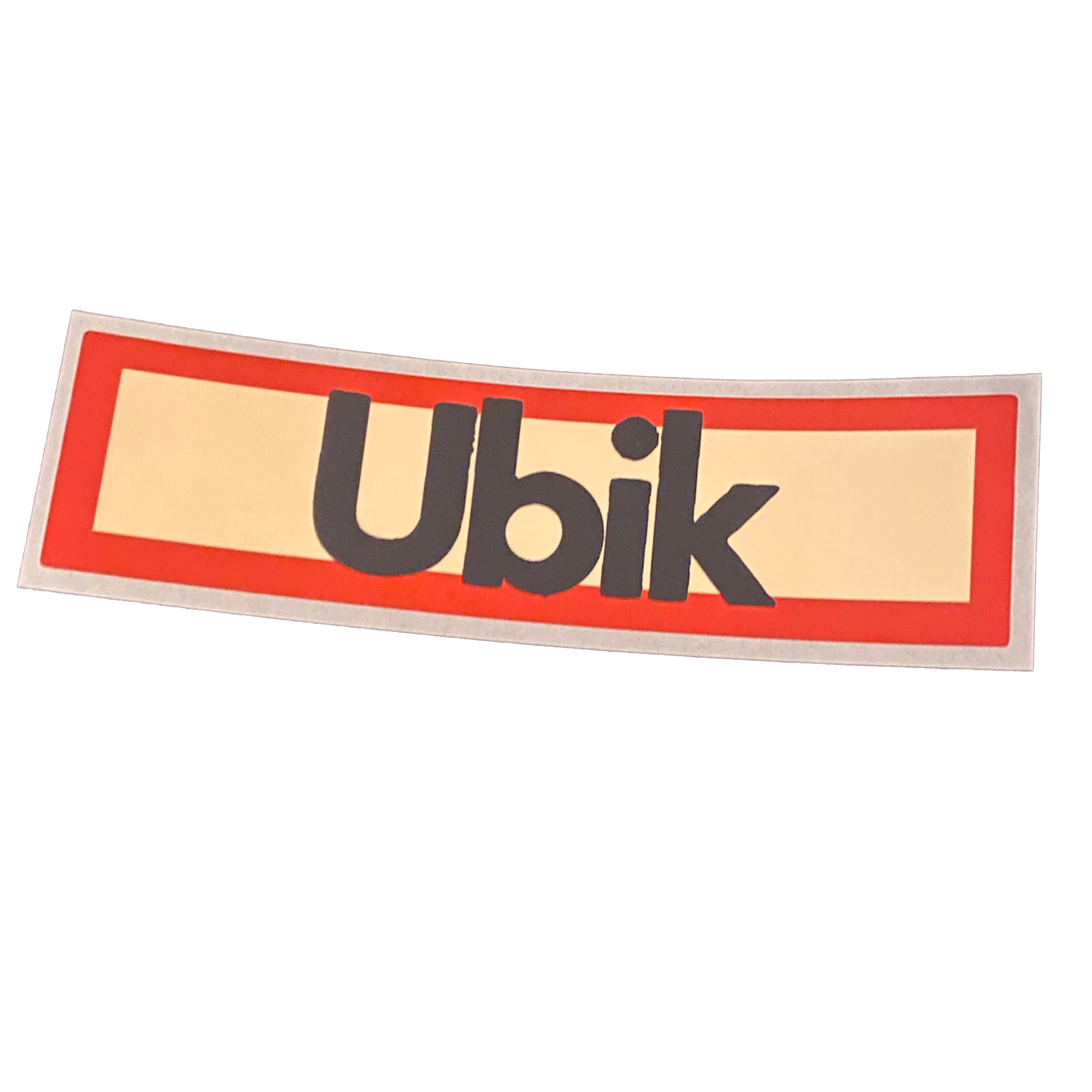 Ubik Box Logo Stickers